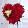 Corazónn rosas rojas
